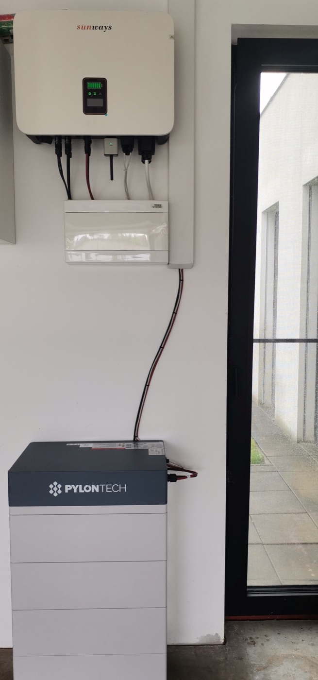 Realizácia SOLARDOM — Sunways 10 kW + Pylontech 20 kWh batéria