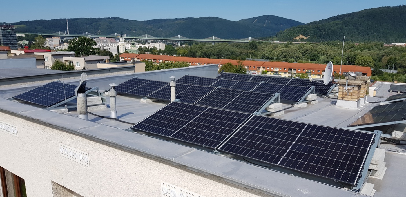 Realizácia SOLARDOM — Považská Bystrica · HFVZ 10 kWp